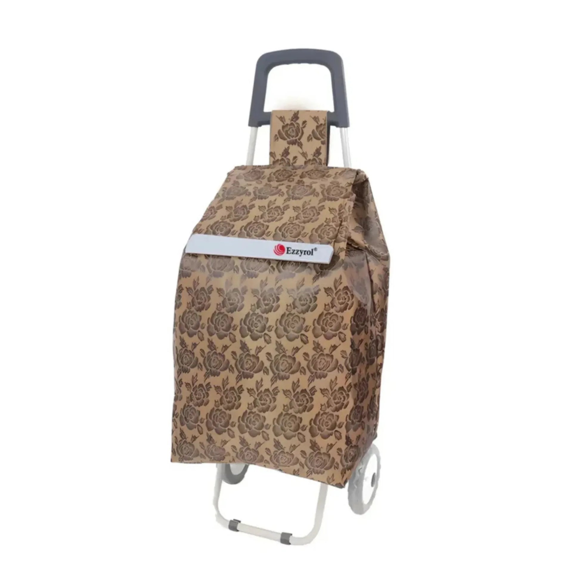 EzzyRol_50L_Folding_Shopping_Trolley_Floral_Pattern_with_Detachable_Bag_golden