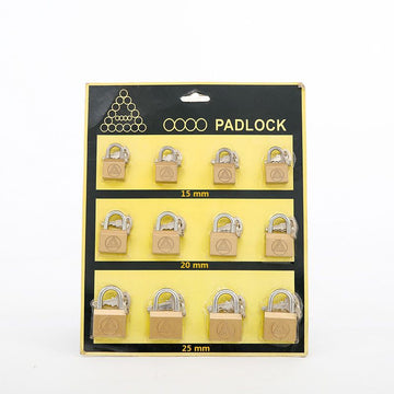 Ezzyrol Brass Iron Luggage Padlock – Small Travel Lock Set