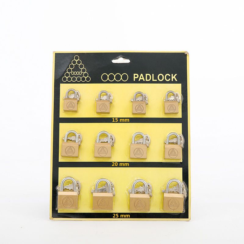 Ezzyrol Brass Iron Luggage Padlock – Small Travel Lock Set